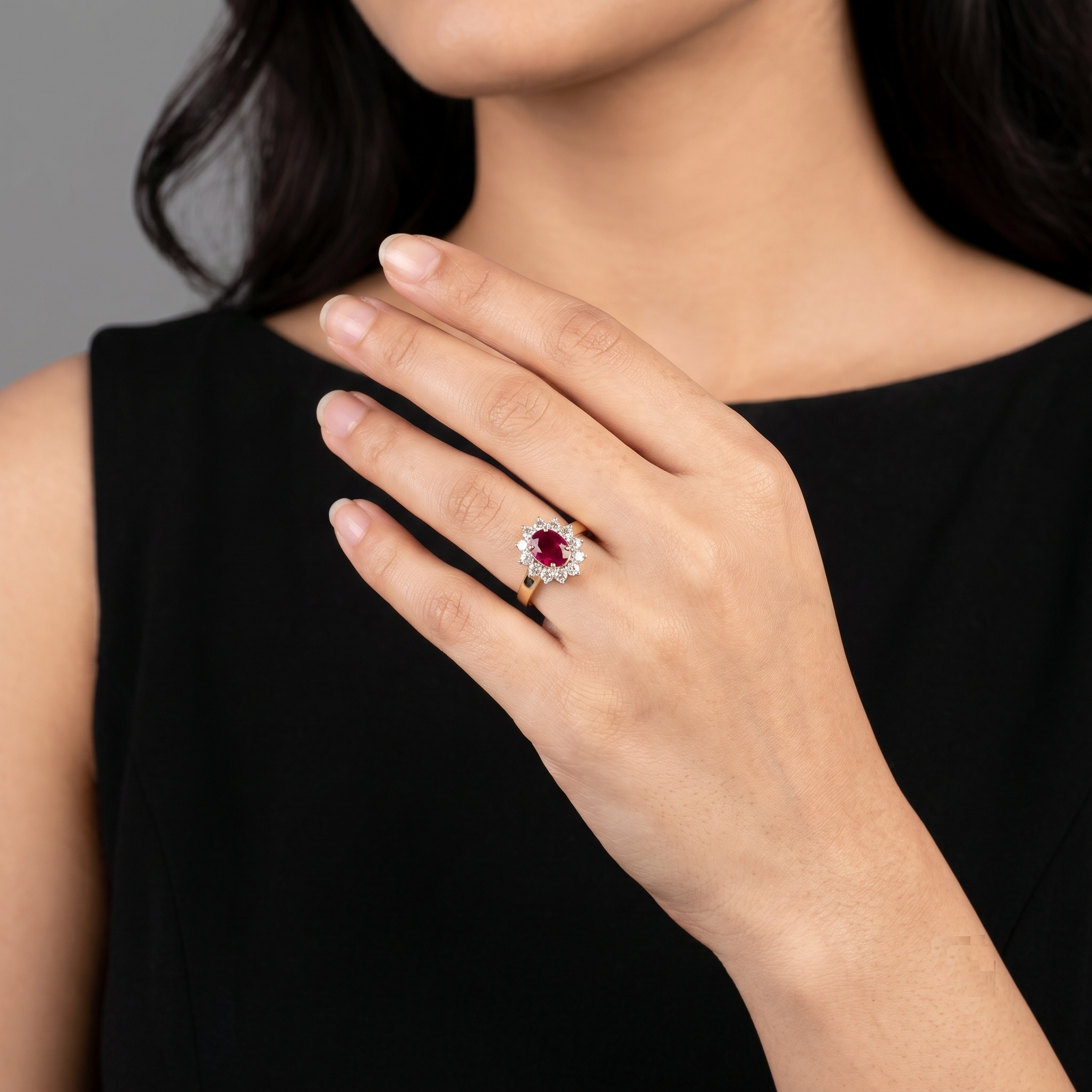 Labgrown Ruby Daily Wear Ring