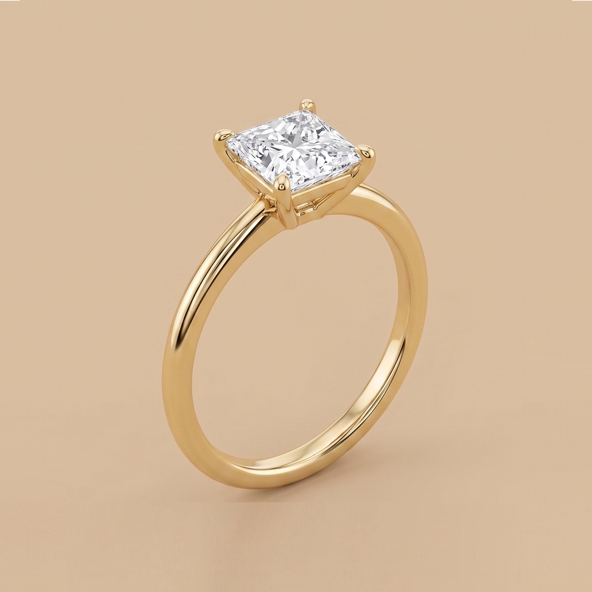 2ct Labgrown Princess Classic engagment ring