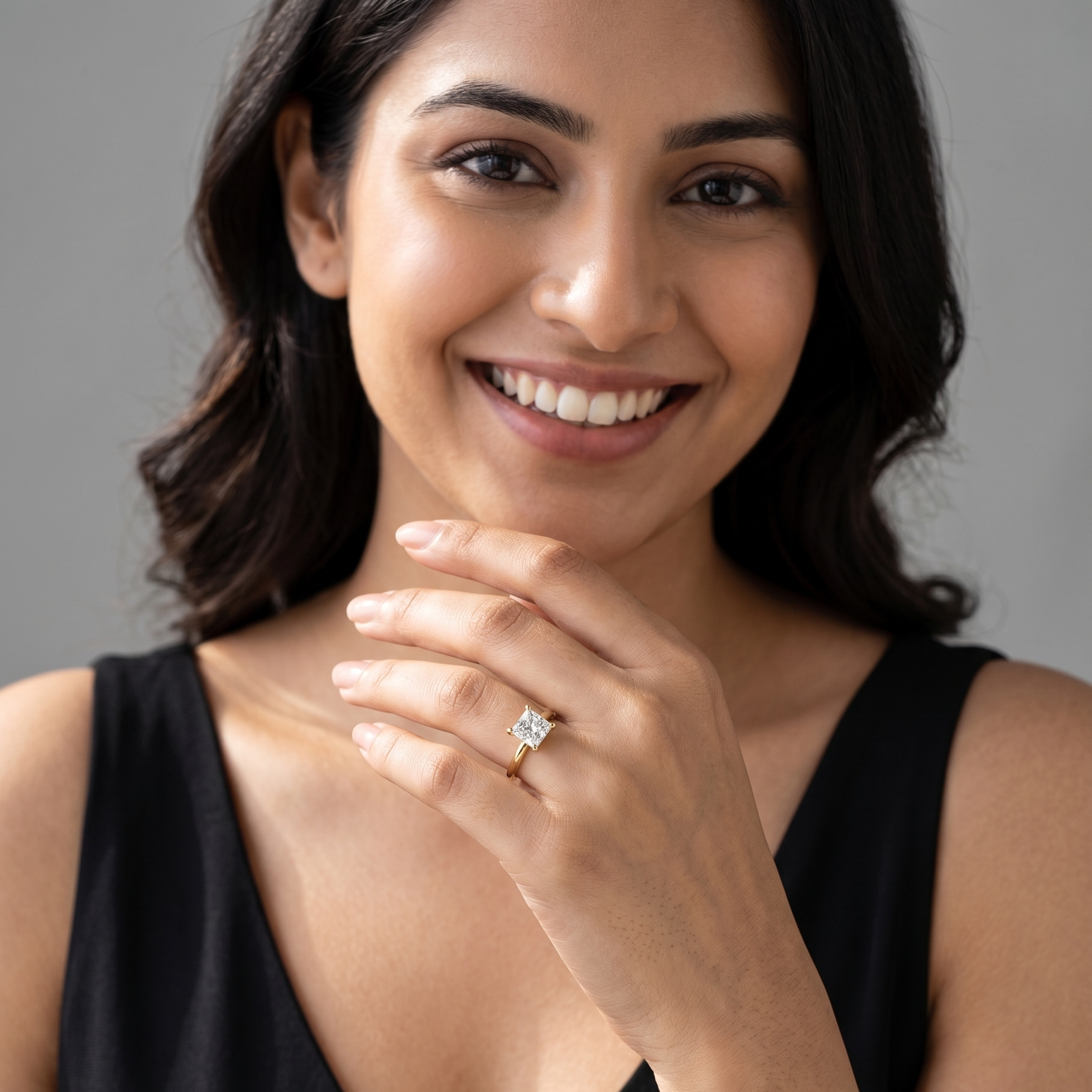 2ct Labgrown Princess Classic engagment ring