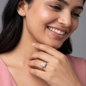 2ct Labgrown Asscher Cassic engagement ring