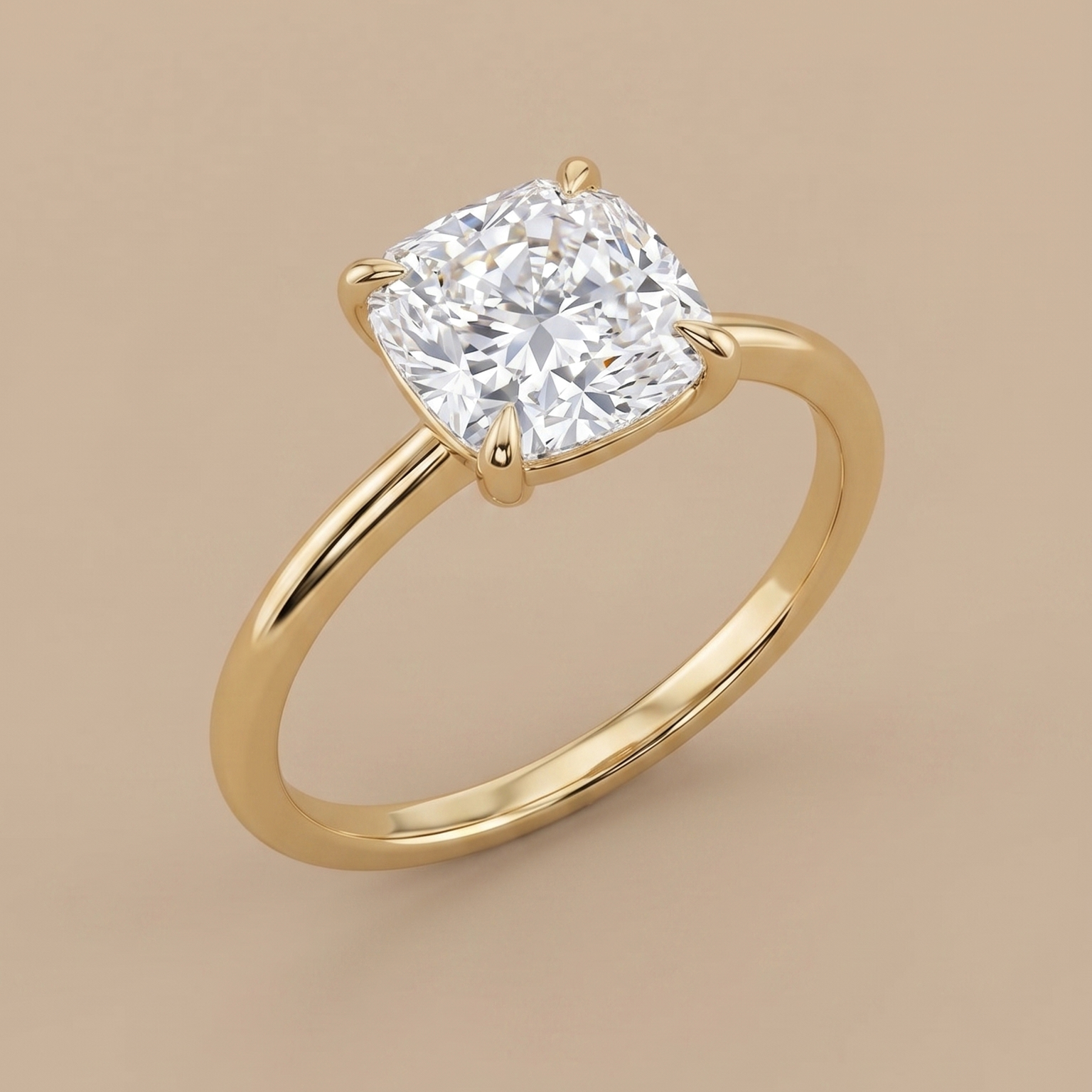 2ct Labgrown Asscher Cassic engagement ring