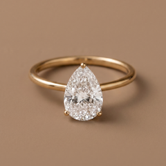 2ct Labgrown Drop Classic Engagement Ring