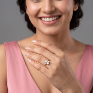 2ct Labgrown Drop Classic Engagement Ring