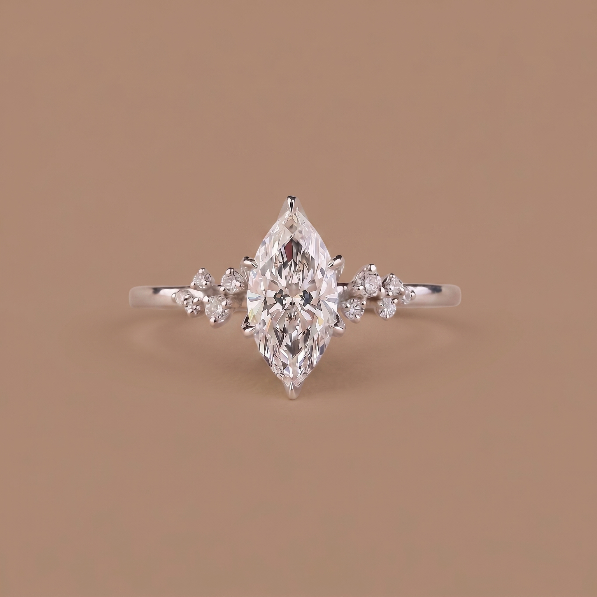 2ct Labgrown Marquise Engagement ring