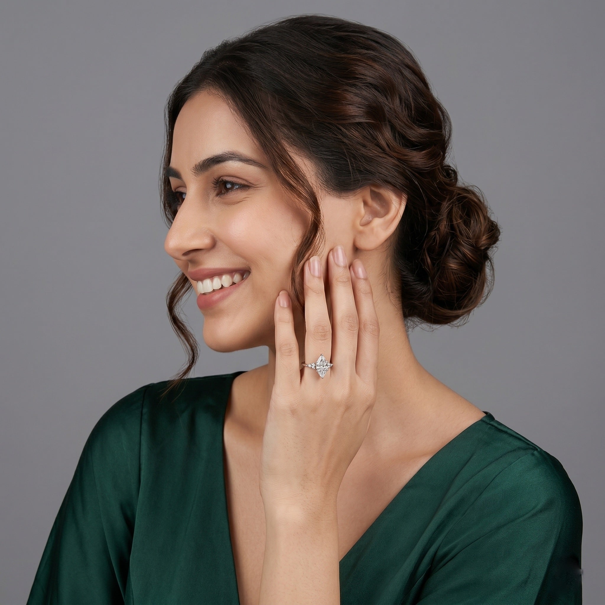 2ct Labgrown Marquise Engagement ring