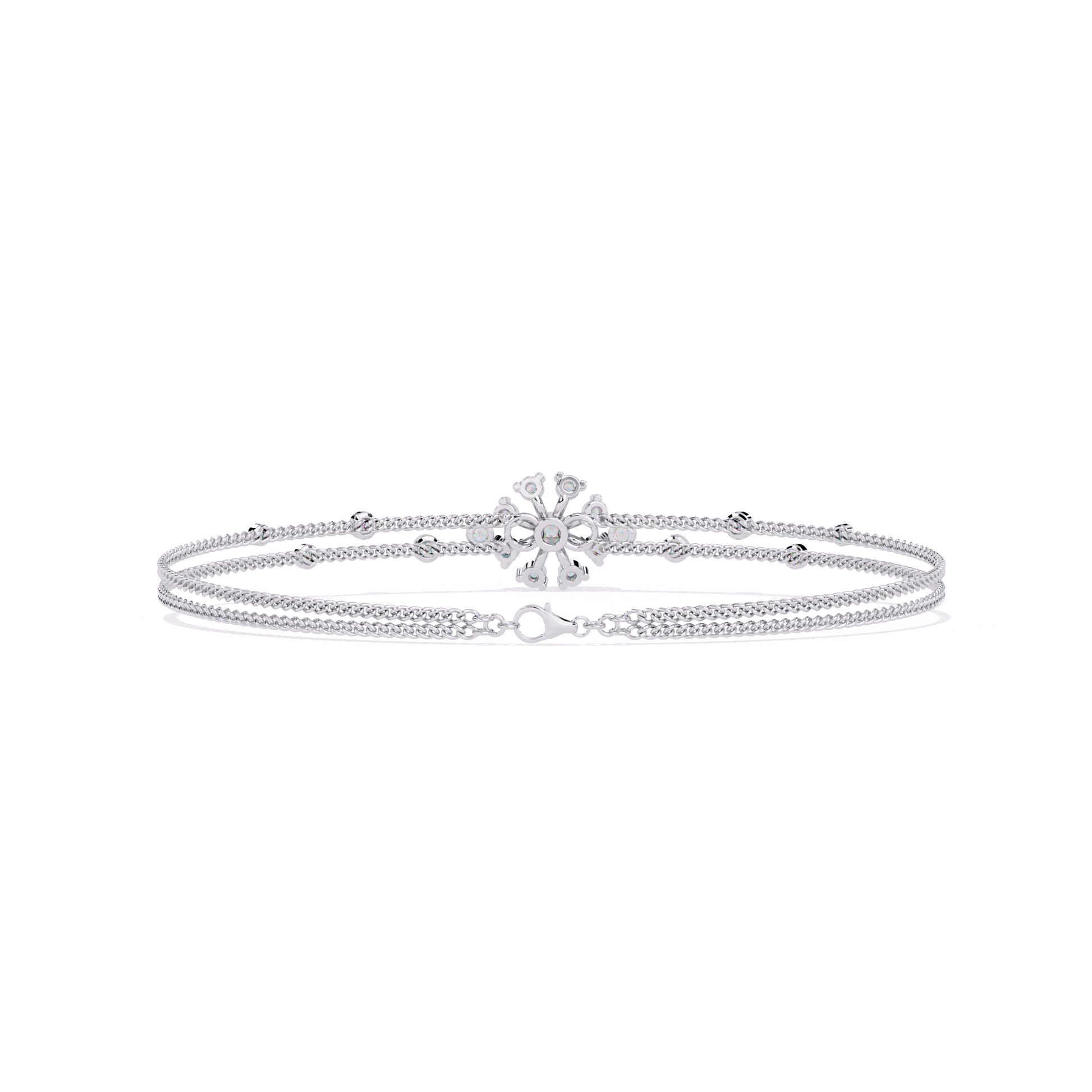 lab grown diamond tennis bracelet
