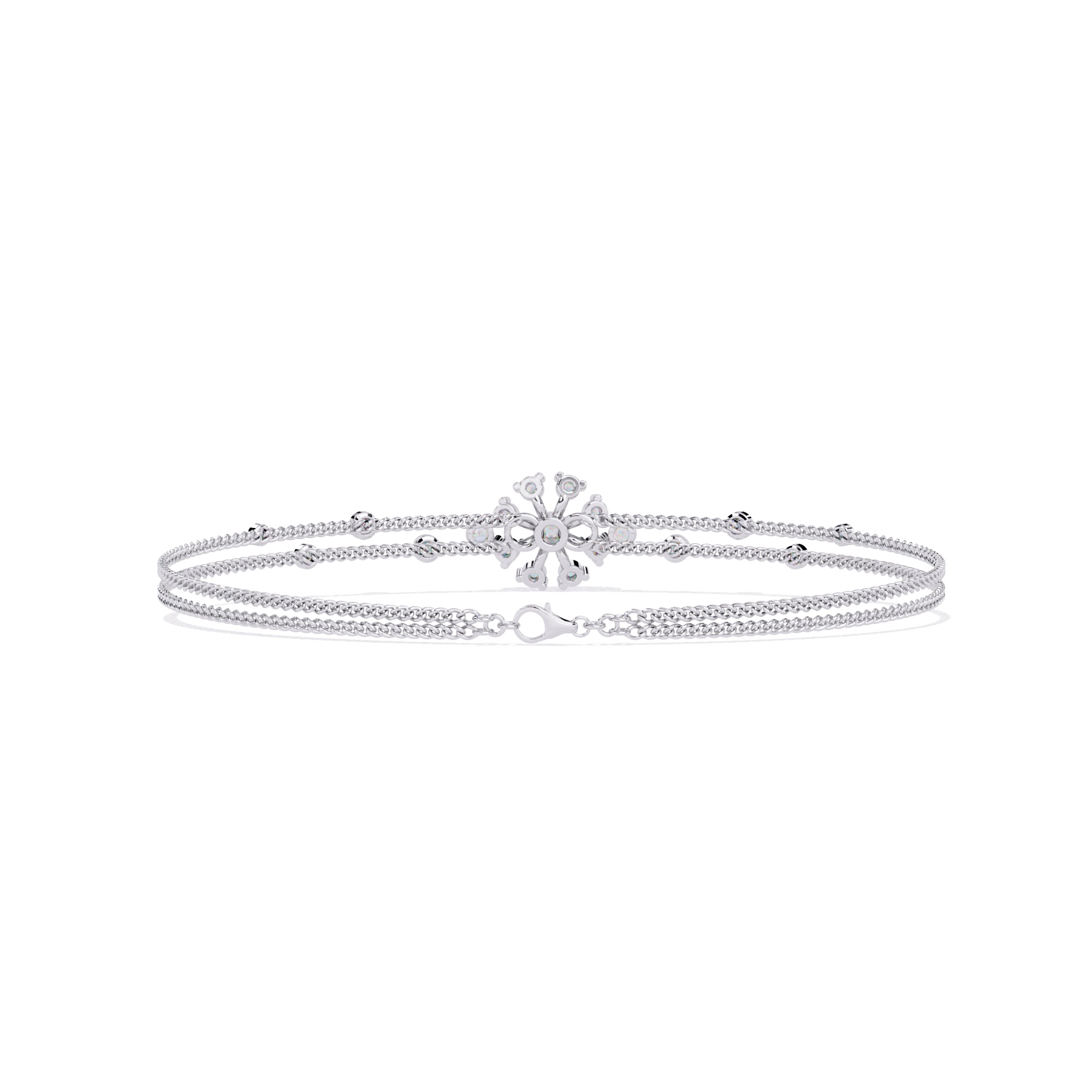 lab grown diamond tennis bracelet