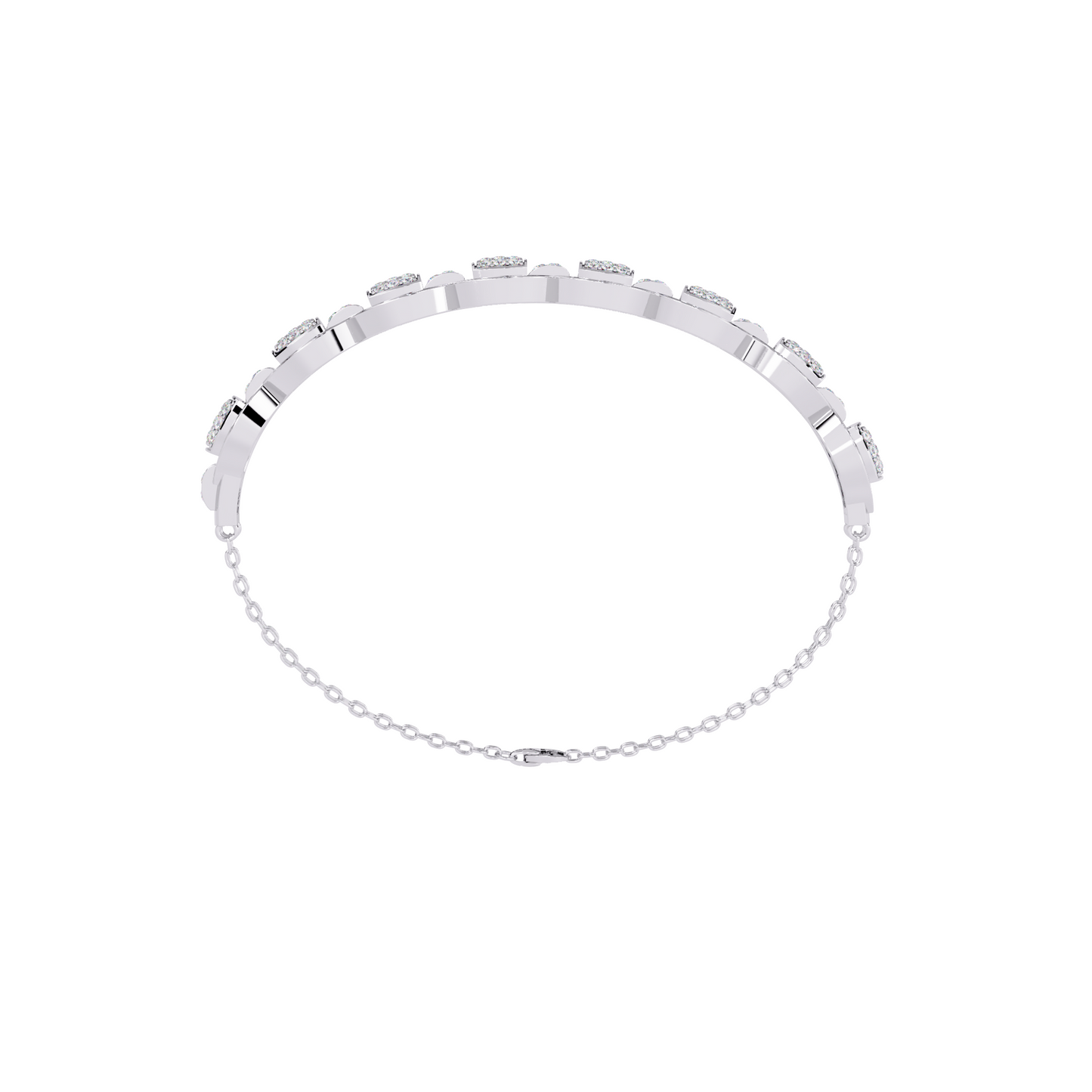 lab grown diamond tennis bracelet
