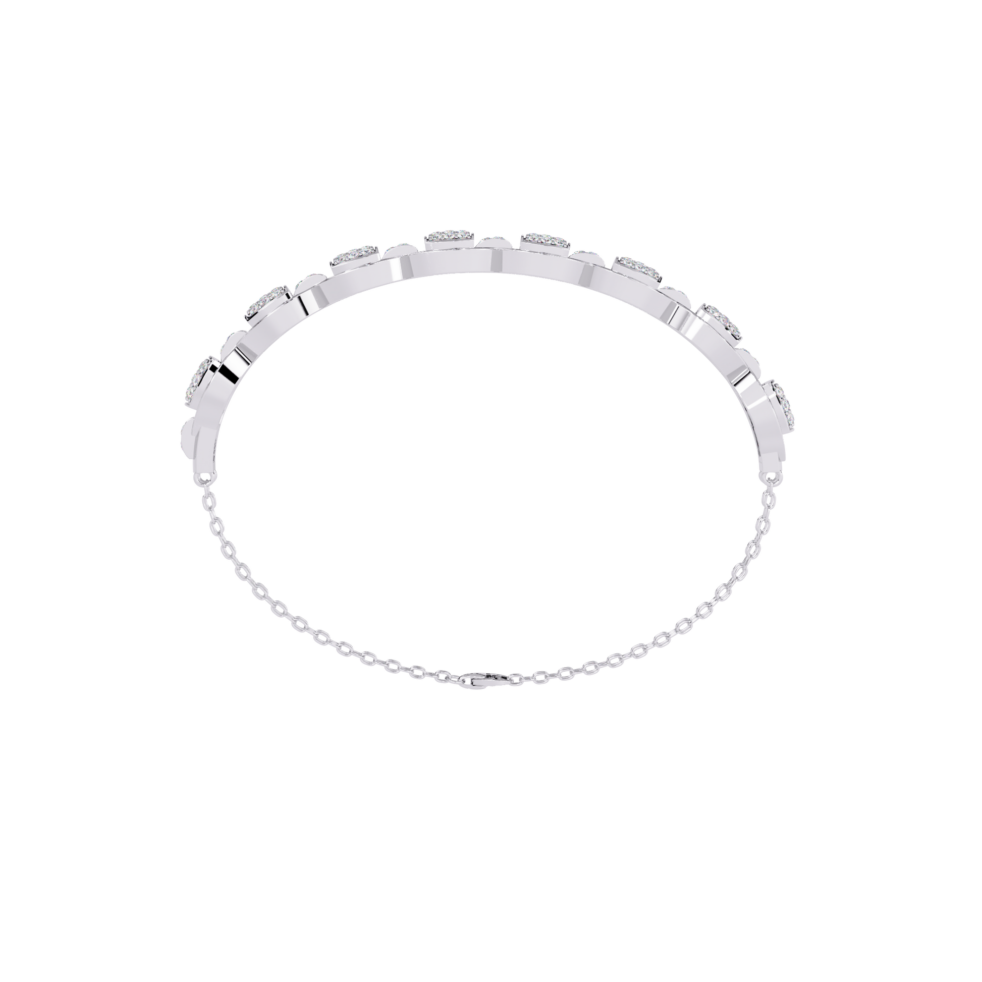 lab grown diamond tennis bracelet