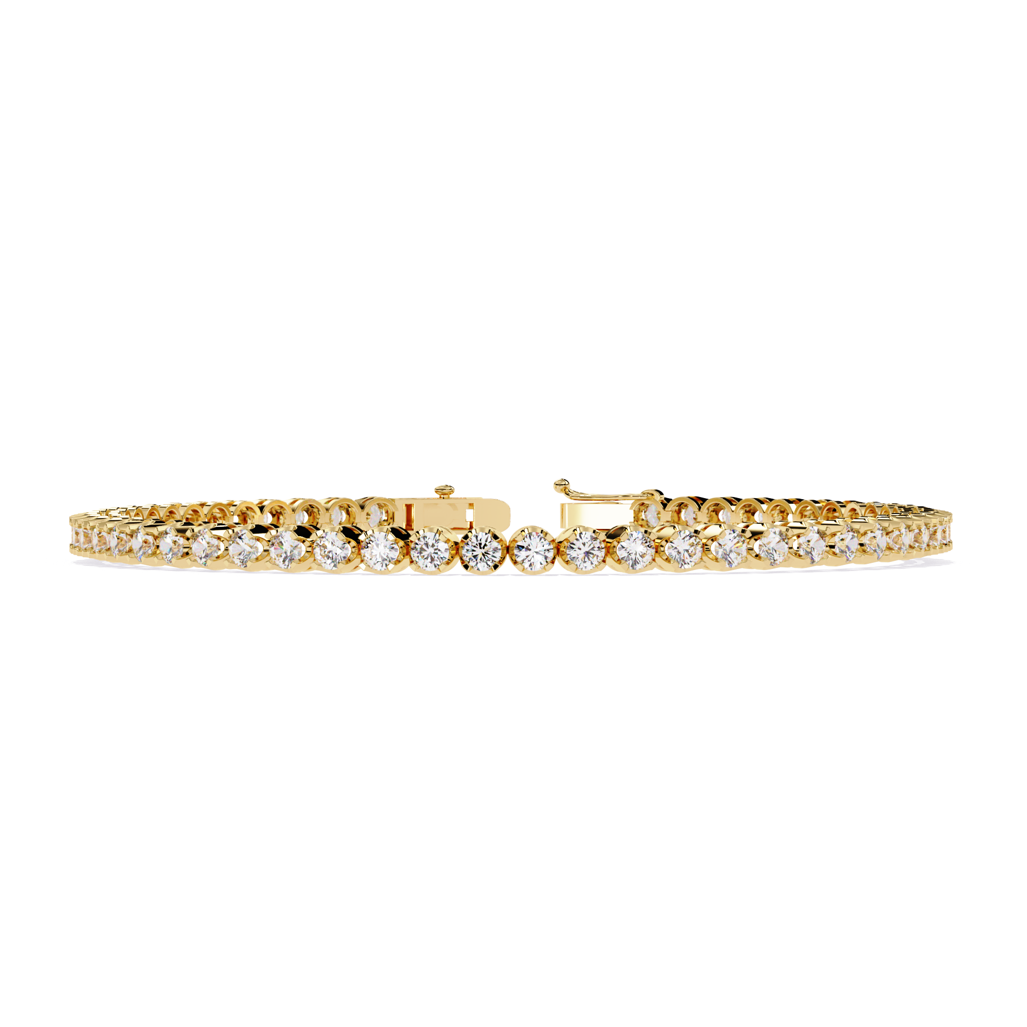 lab grown diamond tennis bracelet