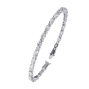 lab grown diamond tennis bracelet