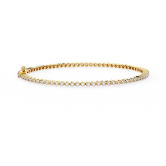 Single Line Diamond Bracelet