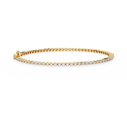 Single Line Diamond Bracelet