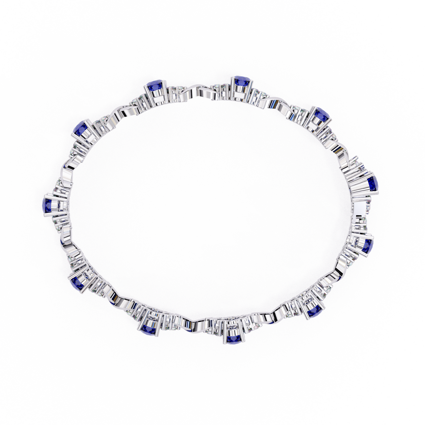 Royal Blue Link Bracelet