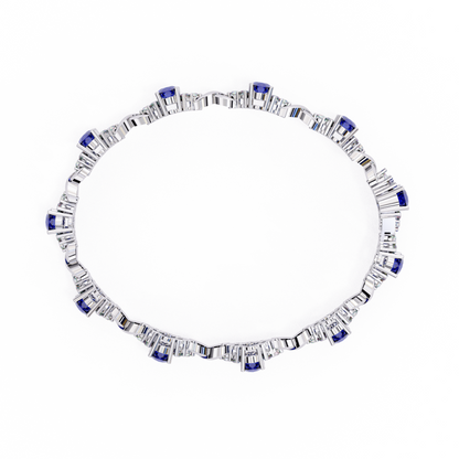 Royal Blue Link Bracelet