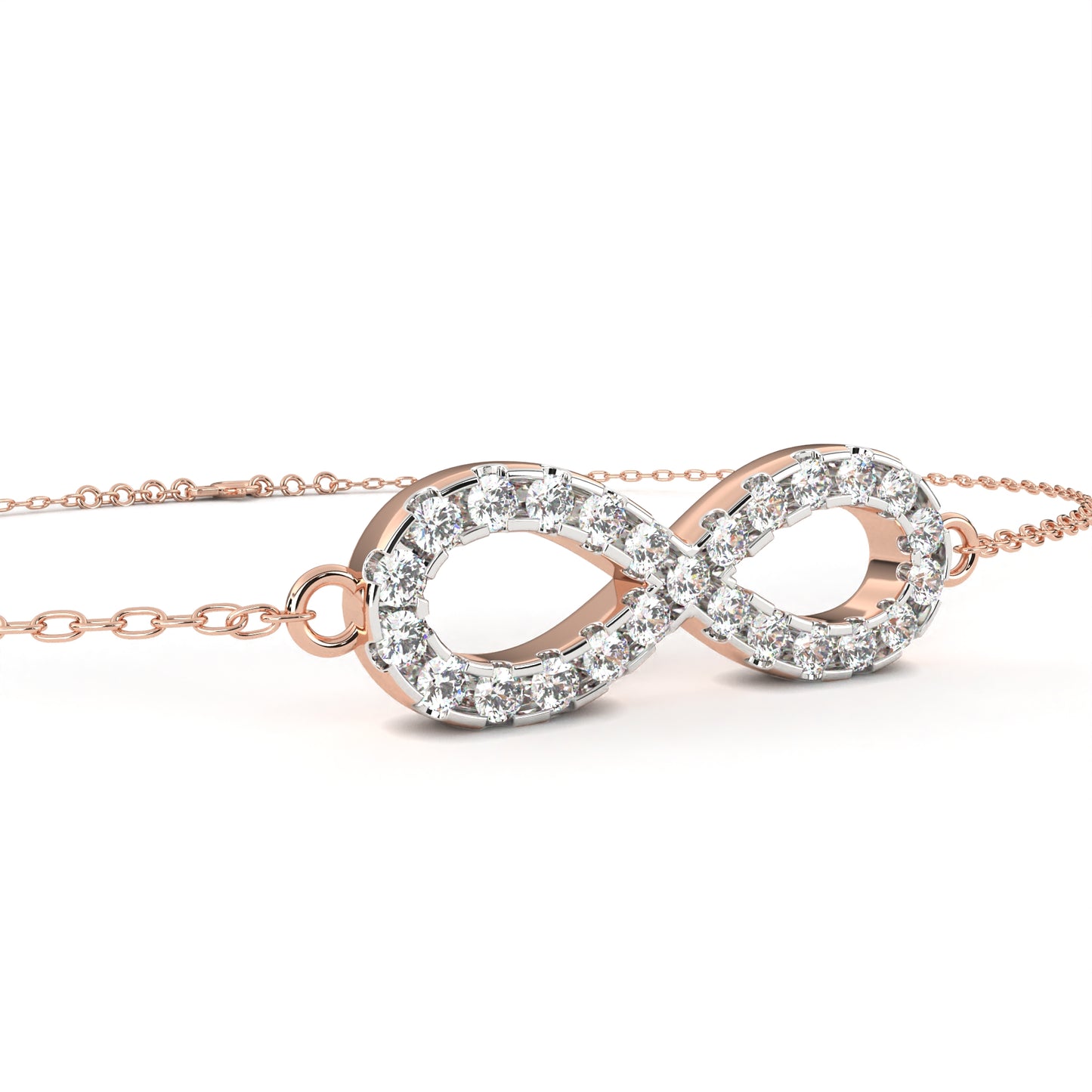 Pavé Infinity Bracelet