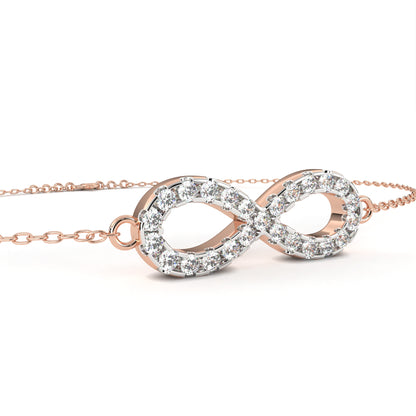 Pavé Infinity Bracelet