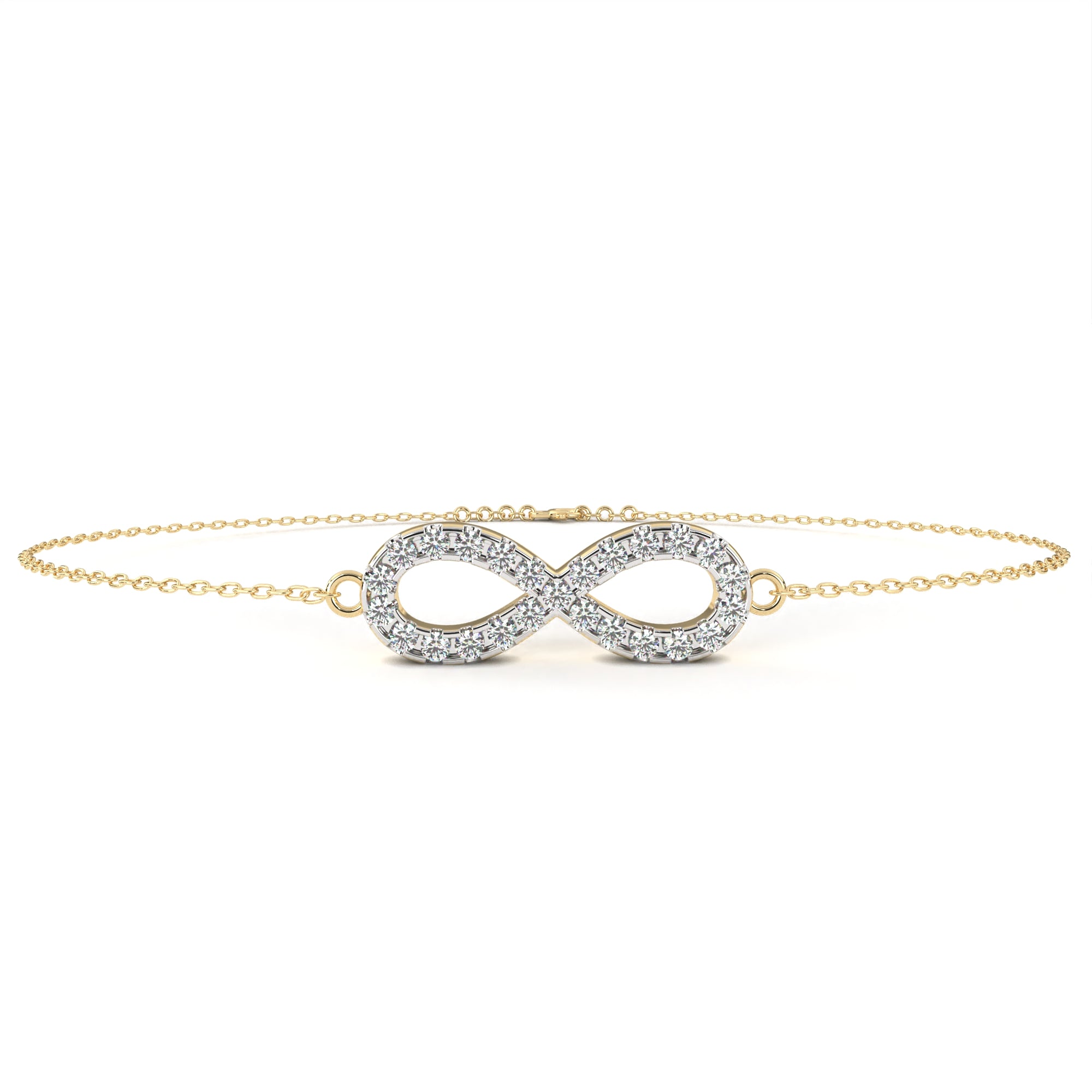 Pavé Infinity Bracelet