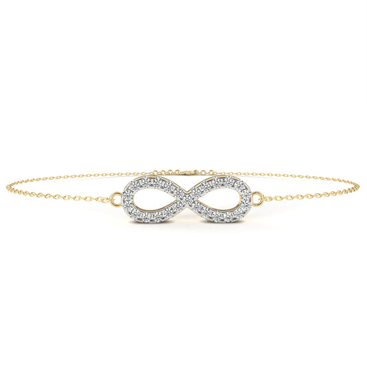 Pavé Infinity Bracelet