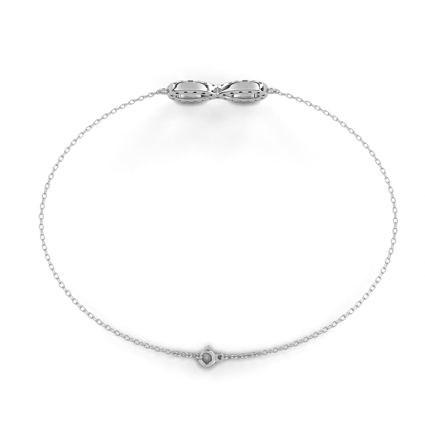 Pavé Infinity Bracelet