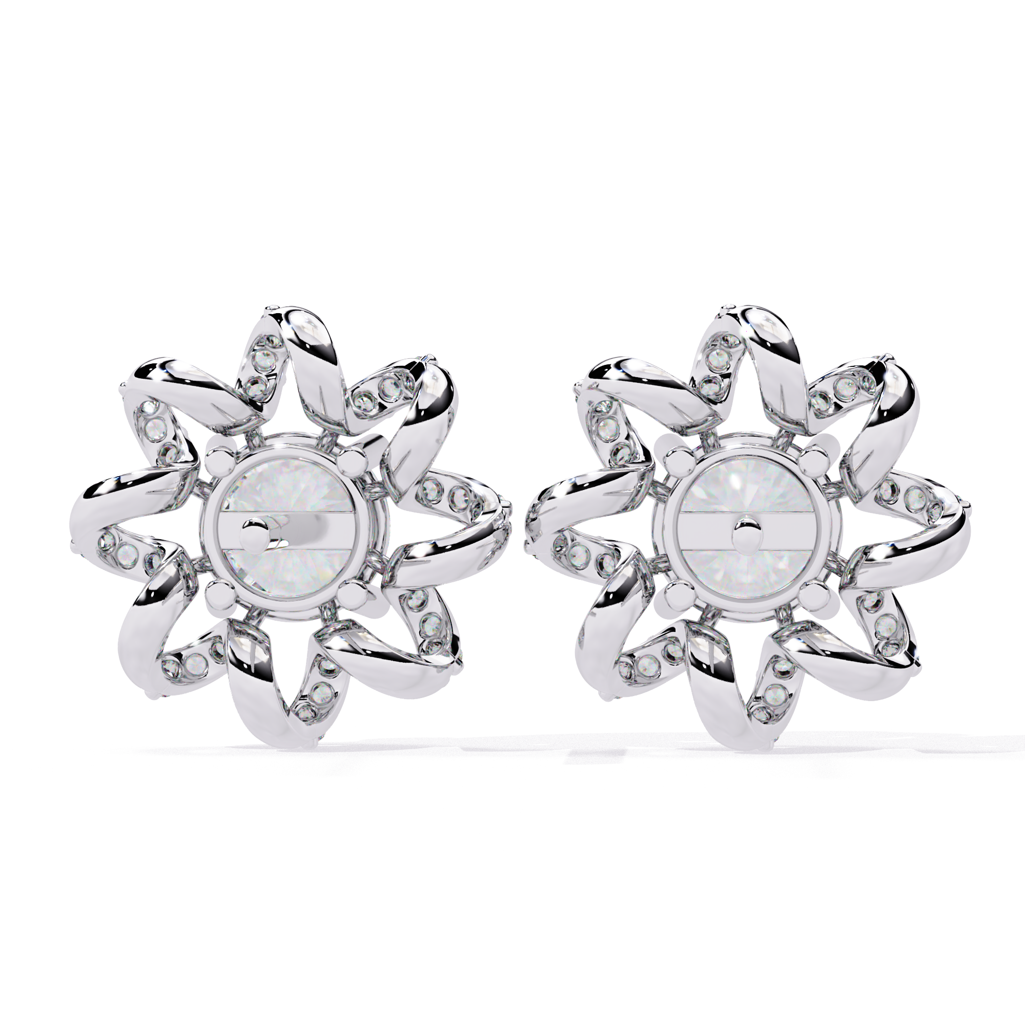 lab grown diamond studs earrings