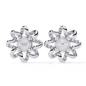 lab grown diamond studs earrings
