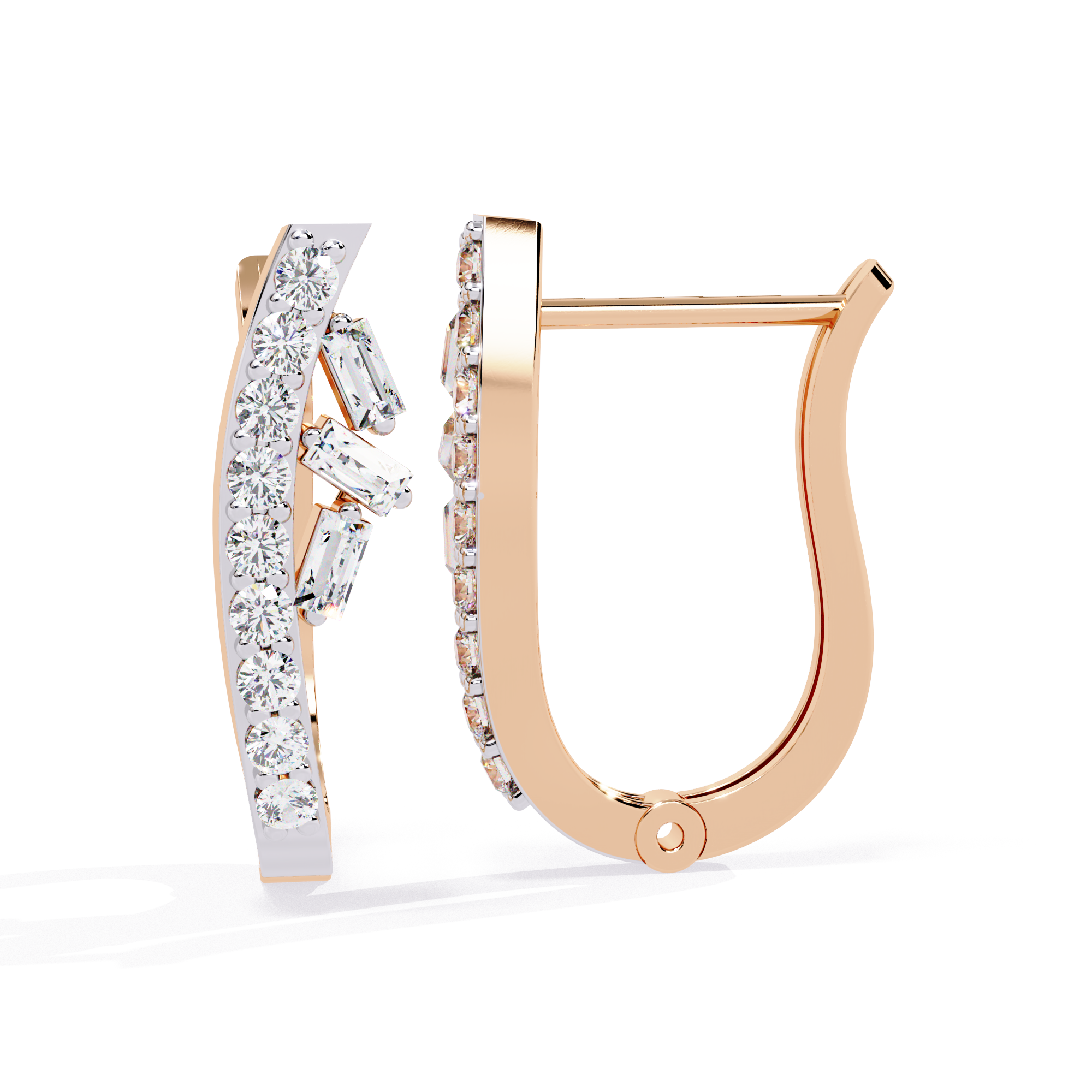 Ice Floe Hoops Earrings