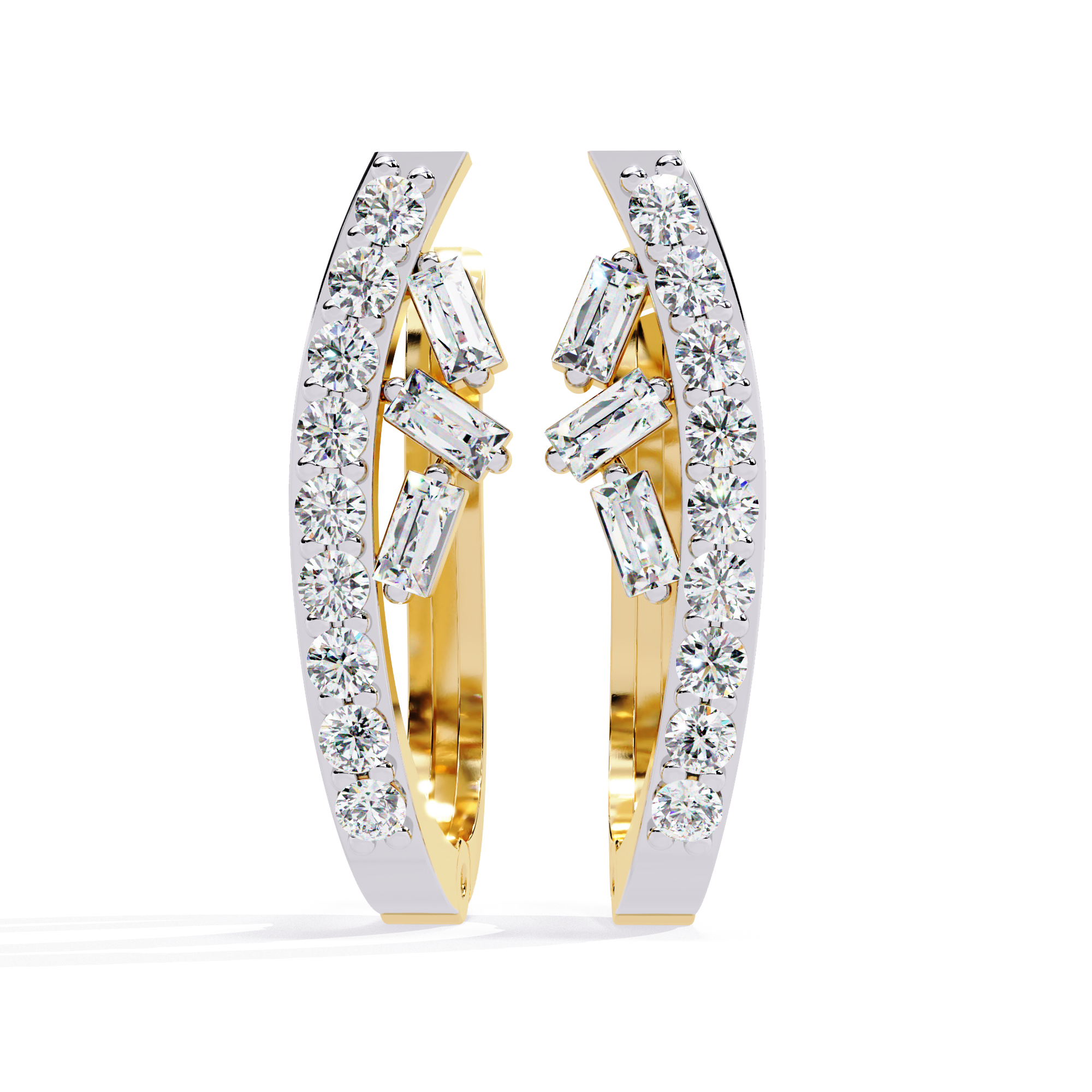 Ice Floe Hoops Earrings