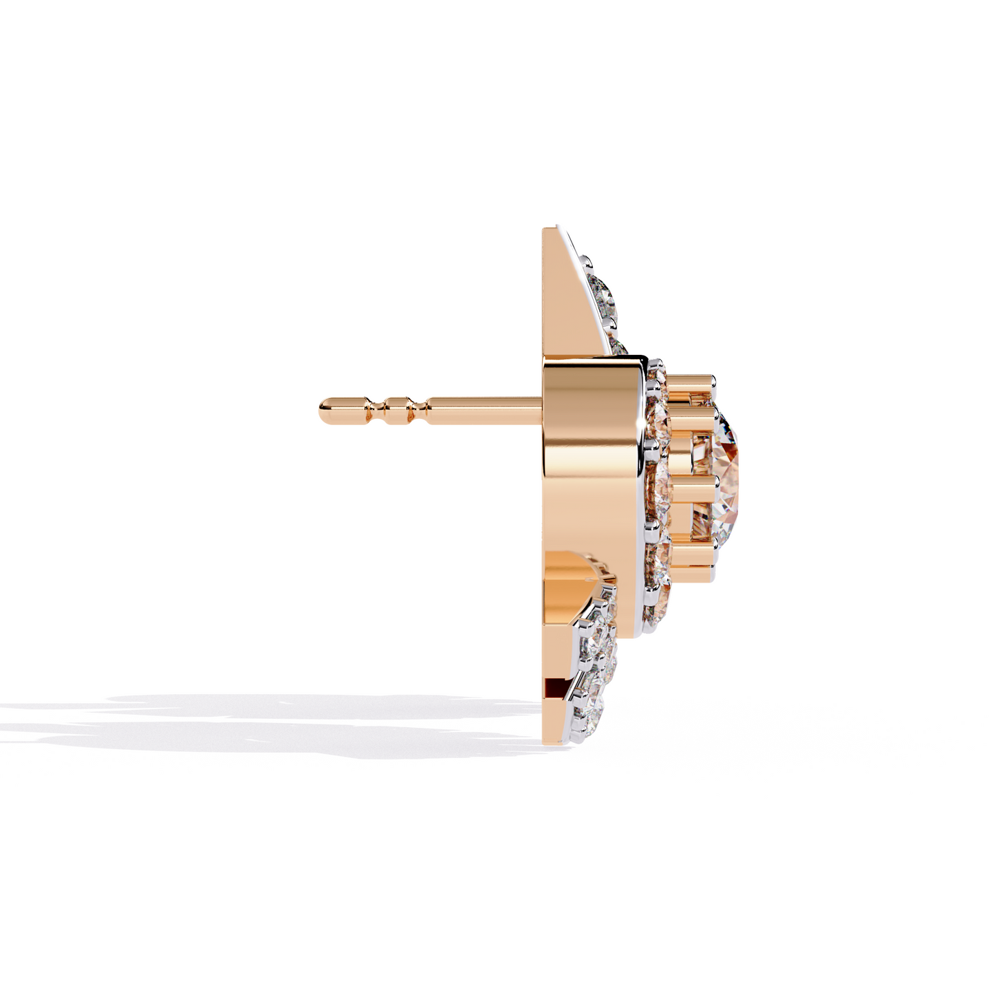 lab grown diamond studs earrings