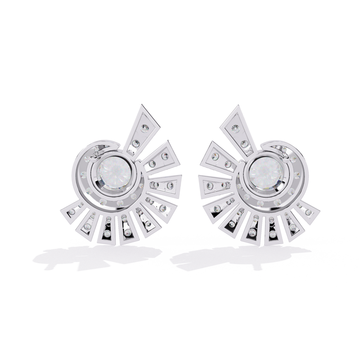 lab grown diamond studs earrings