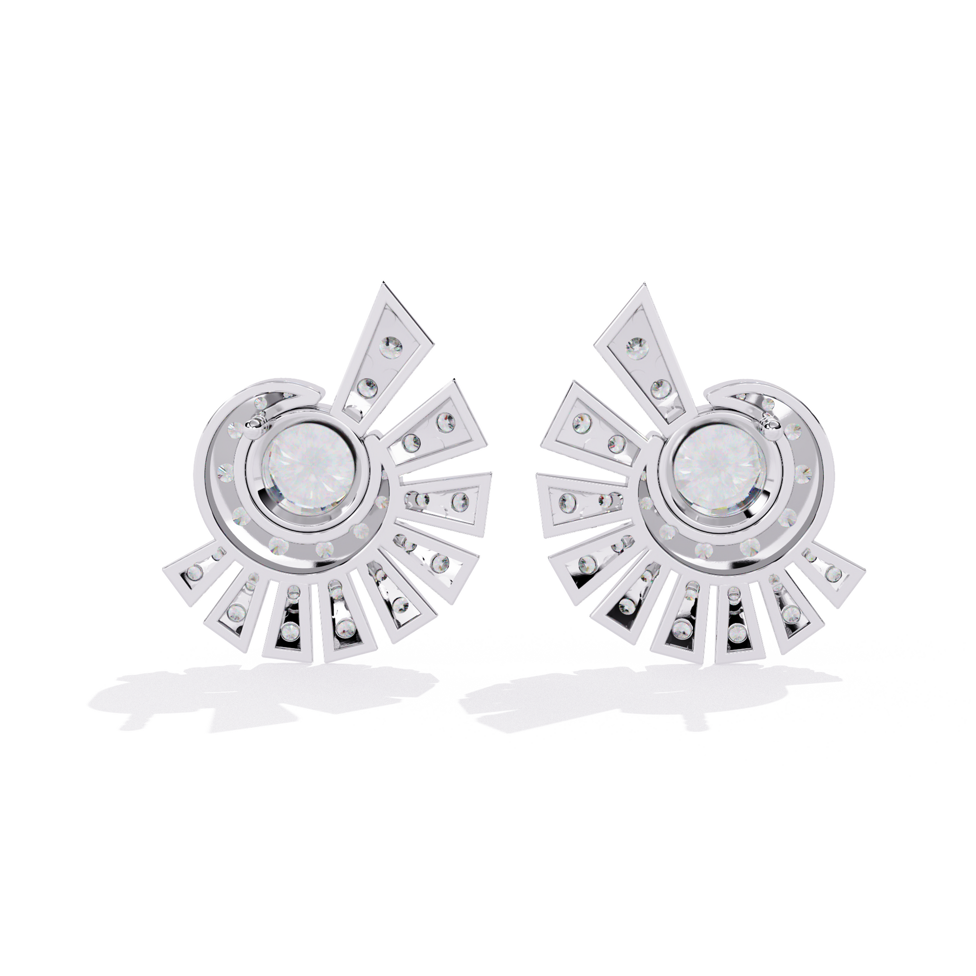 lab grown diamond studs earrings