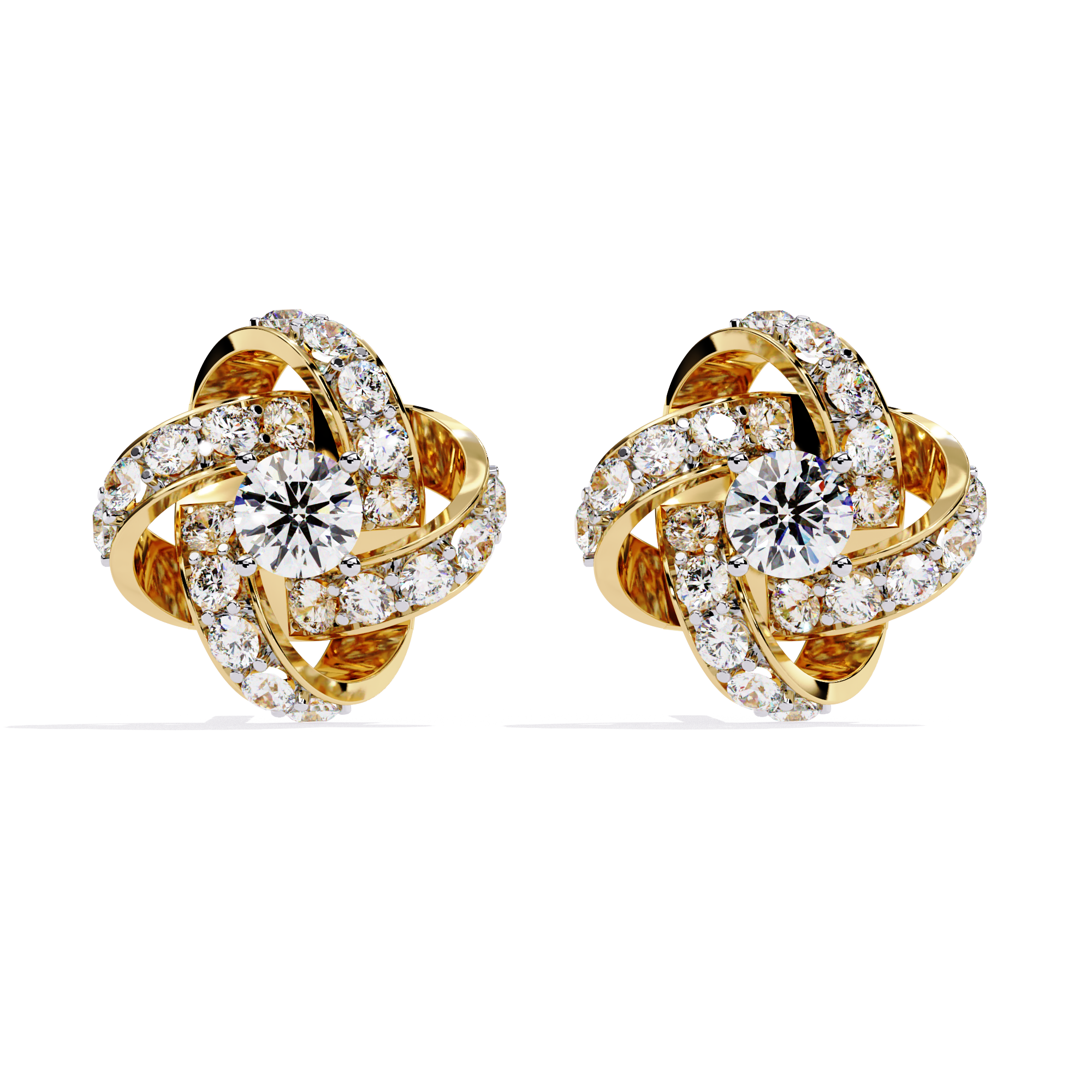 Central Star Earrings