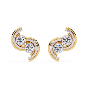 Inarra Atelier BIS-certified 2.04 ct lab-created diamond solitaire drop earrings for women