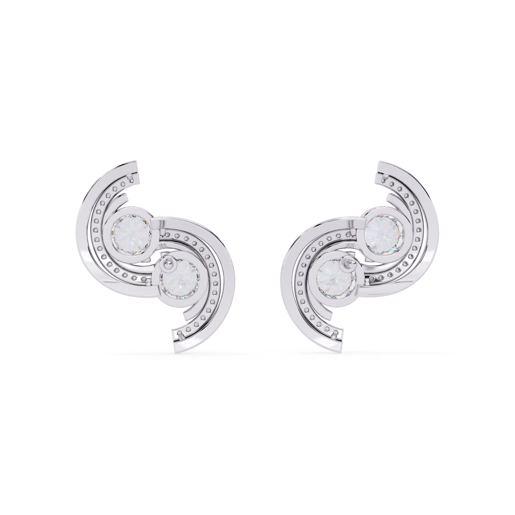 Inarra Atelier BIS-certified 2.04 ct lab-created diamond solitaire drop earrings for women