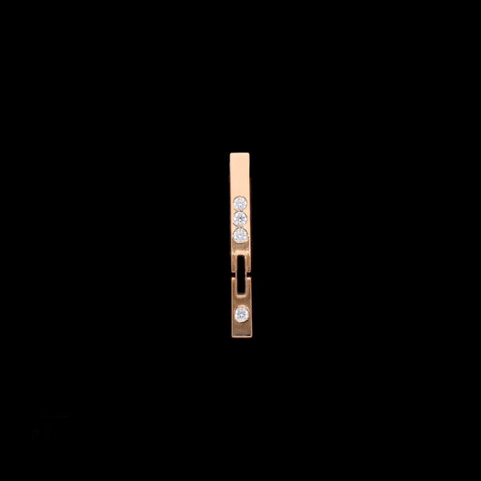 Elegant Gold & Diamond Tiepin