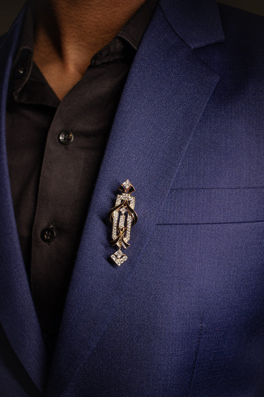 House of cards mens brooch