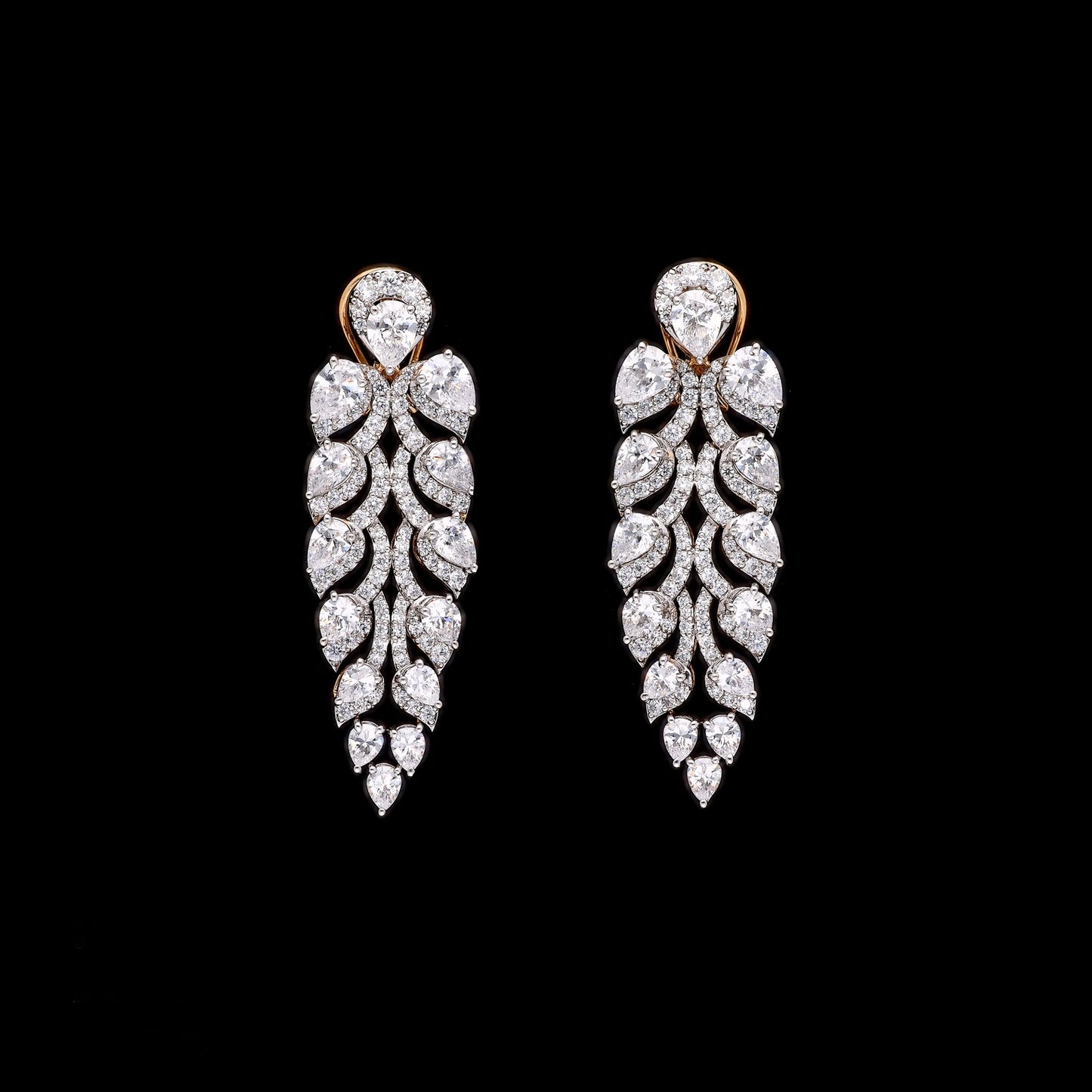 Lustrous Leaves Earrings