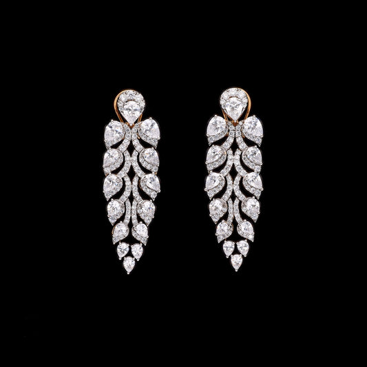 Lustrous Leaves Earrings