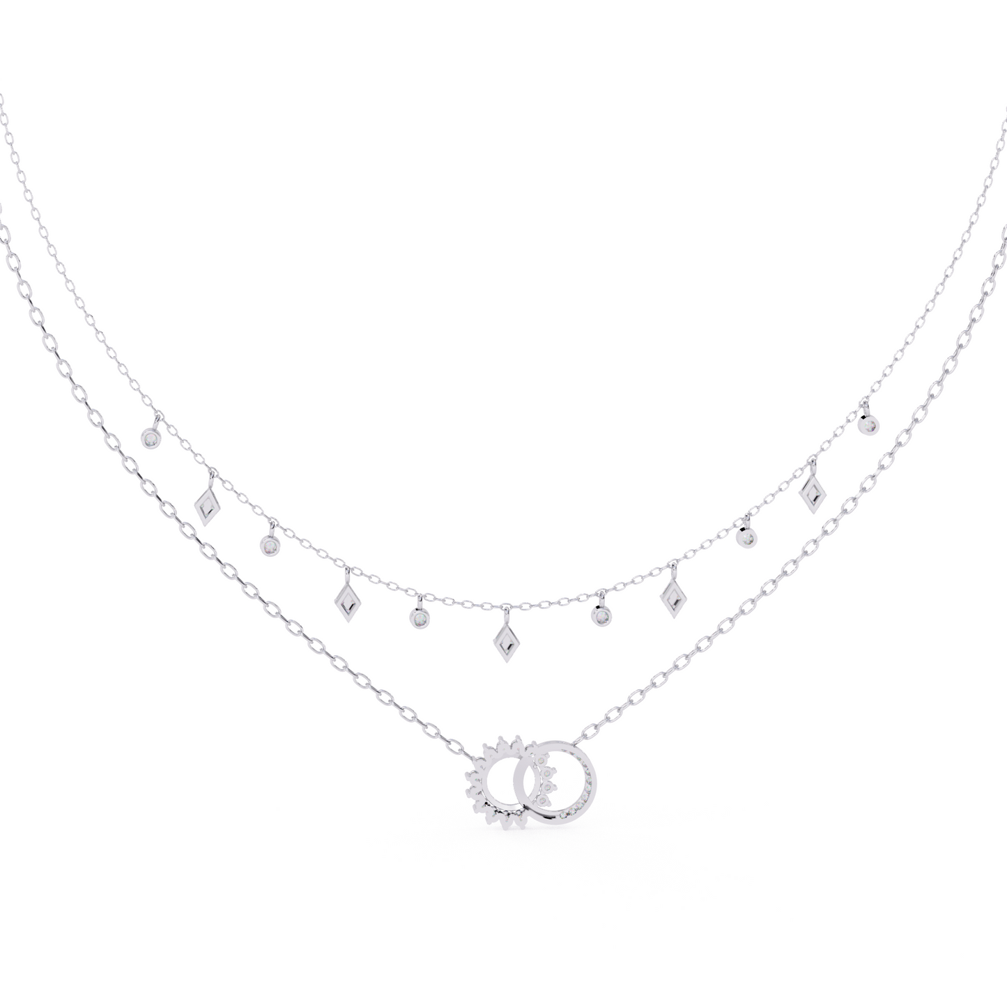 Sunburst Halo Necklace