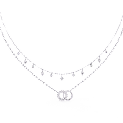 Sunburst Halo Necklace