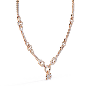 Floral Link Necklace