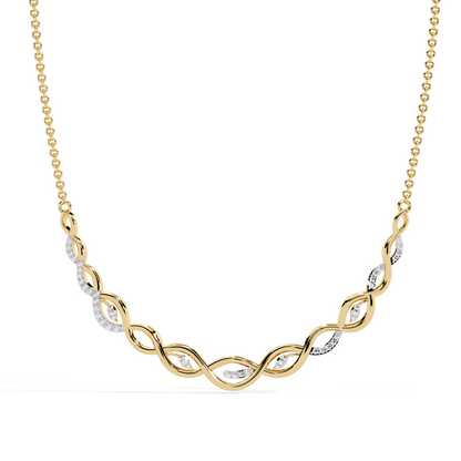 Infinity Wave Necklace
