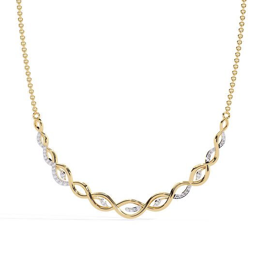 Infinity Wave Necklace