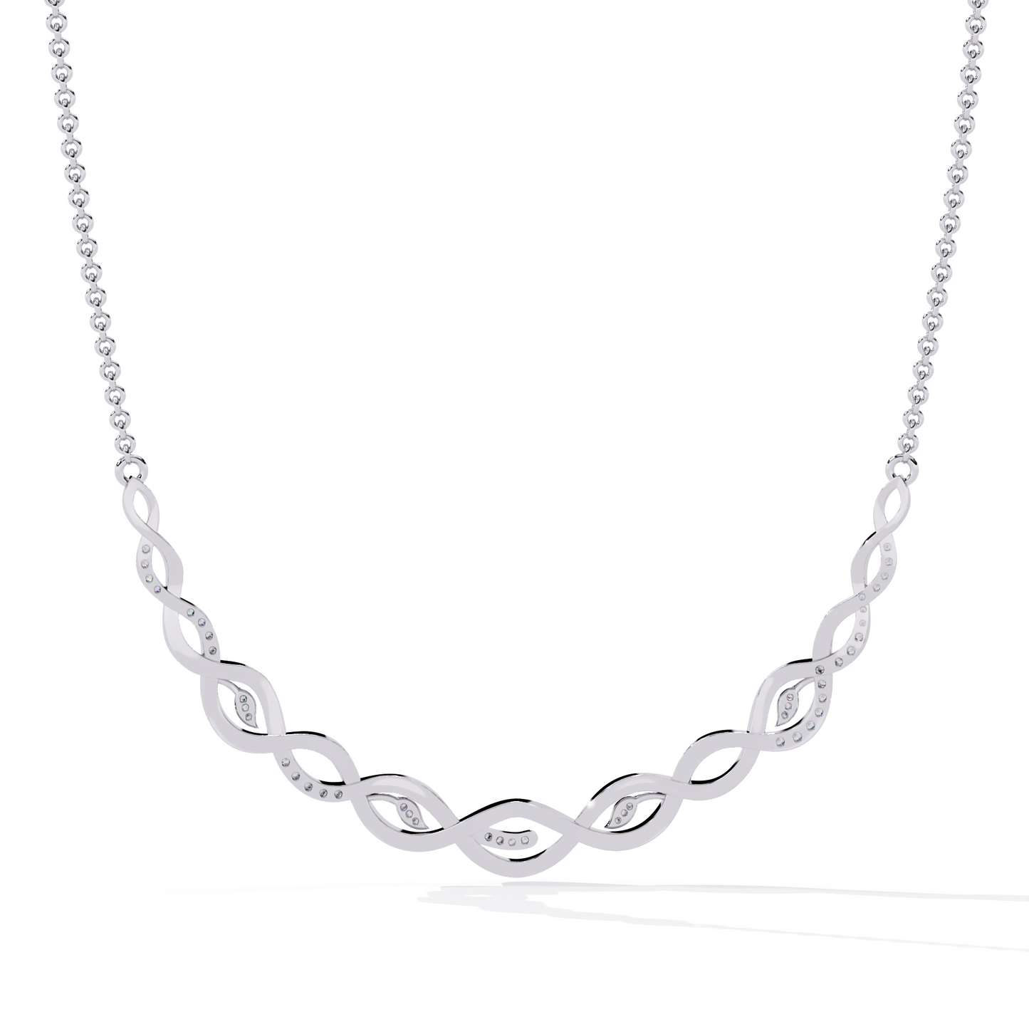 Infinity Wave Necklace