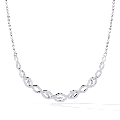 Infinity Wave Necklace