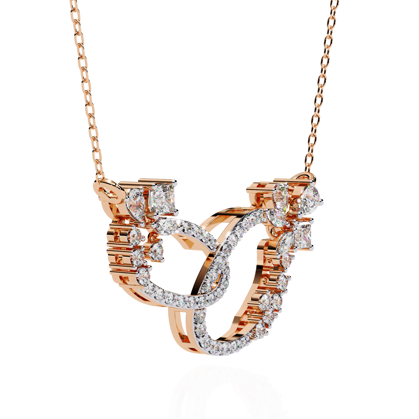 Interlocking Petals Necklace