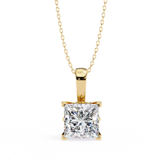 Princess Solitaire Pendant