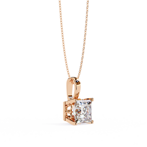 Princess Solitaire Pendant
