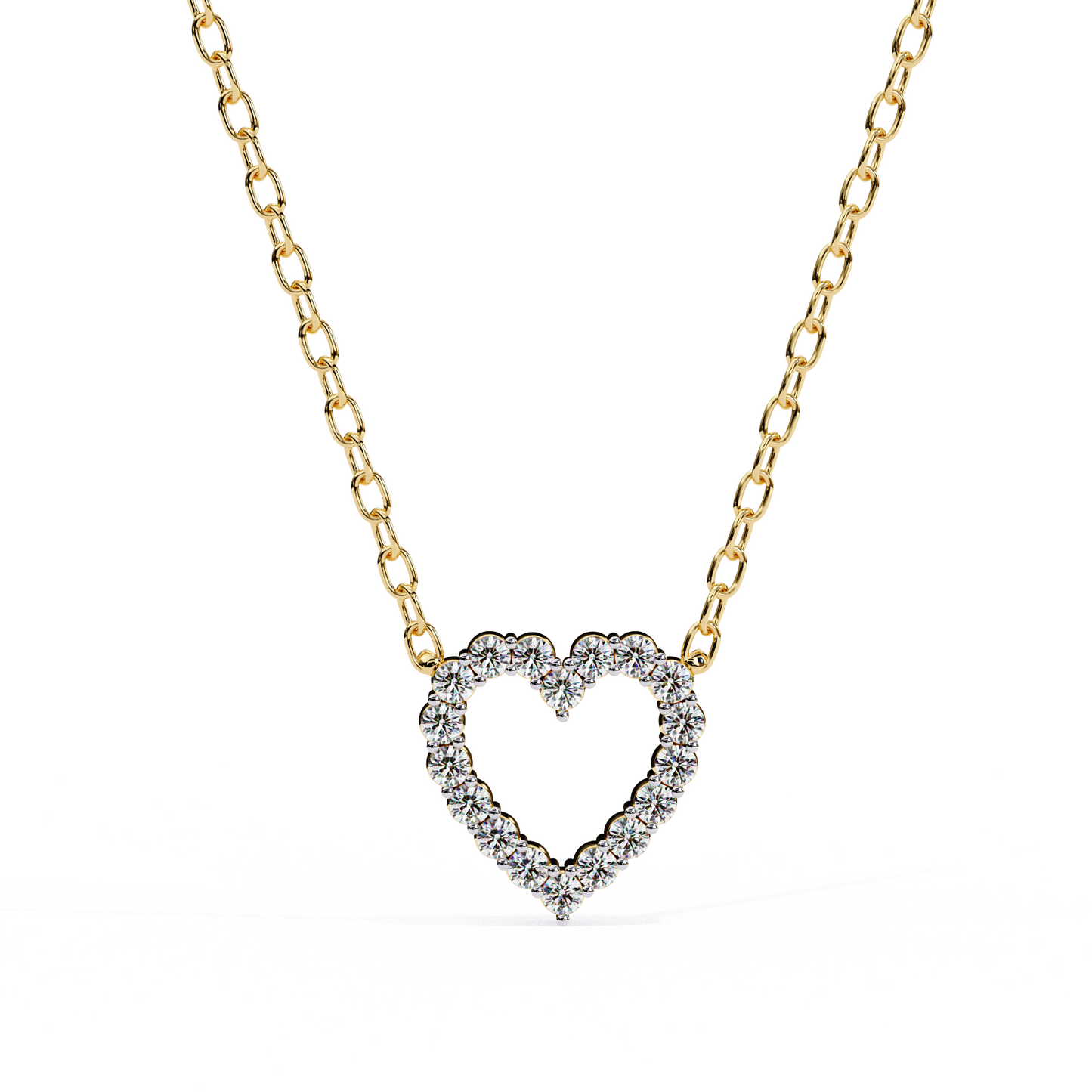 Pave Heart Pendant