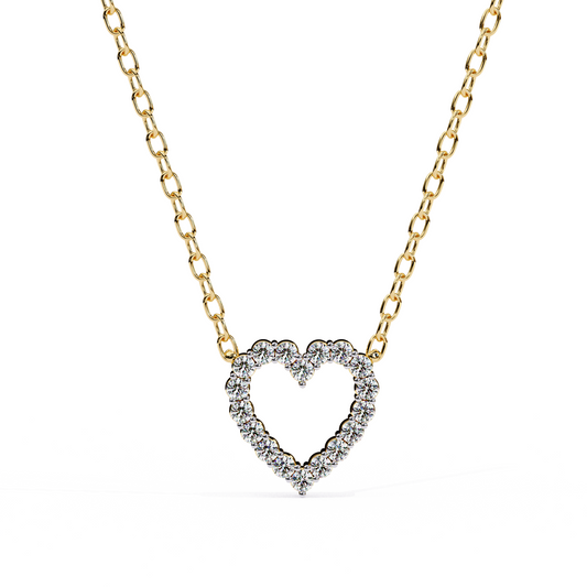 Pave Heart Pendant